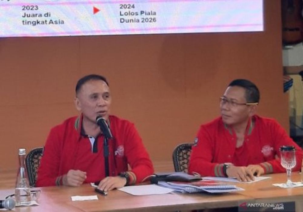 Ketua Umum PSSI Mochamad Iriawan (kiri). ANT