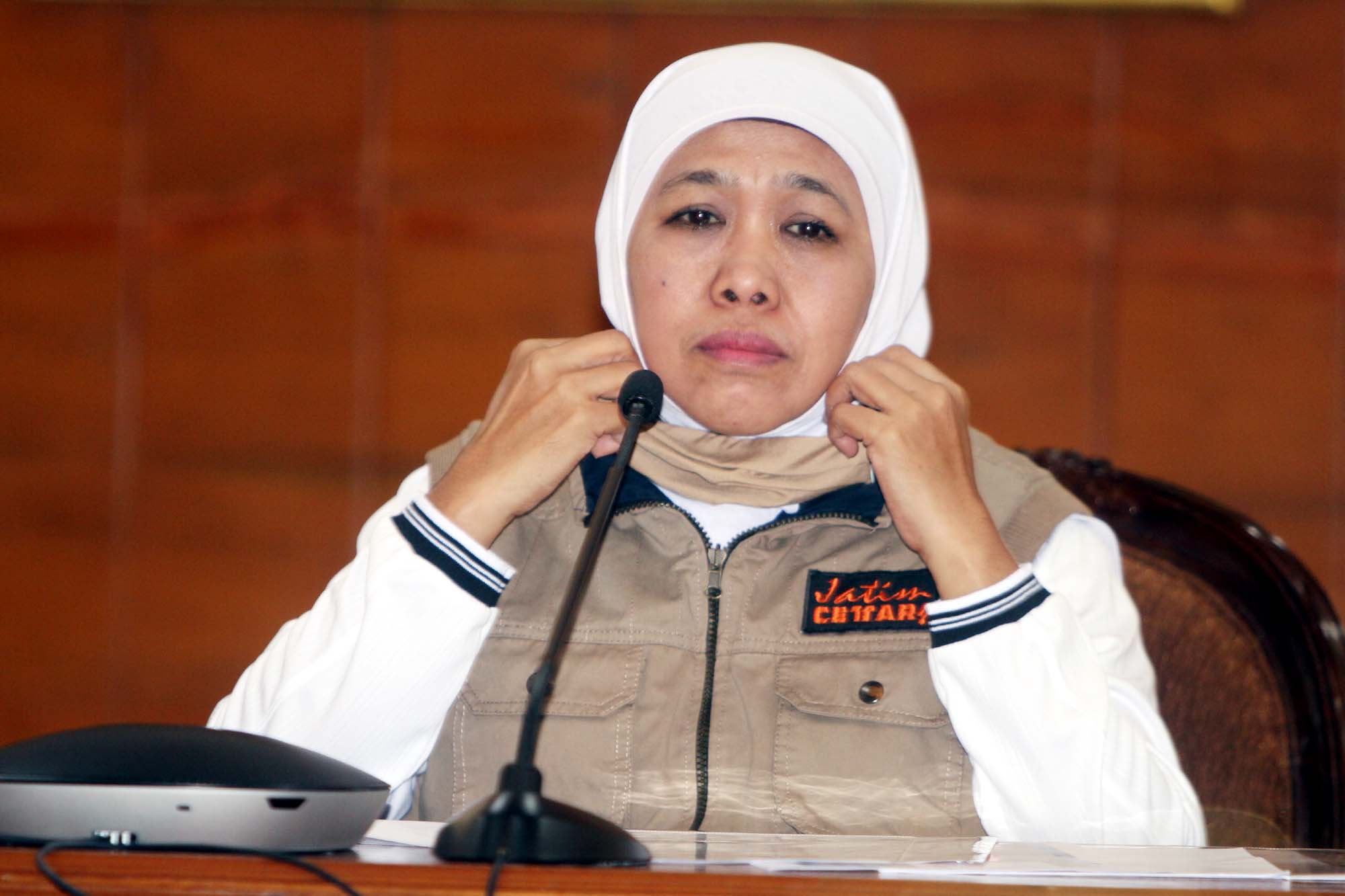 Gubernur Jawa Timur Khofifah Indar Parawansa/ foto : Om Prass