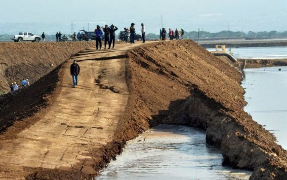 Ilustrasi foto tanggul Lapindo. Foto: Ist