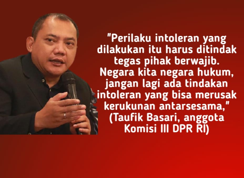 Politisi dari Fraksi NasDem mengingatkan bahwa UUD 1945 memberikan jaminan kebebasan beragama dan menjalankan ibadah dan kepercayaannya. ist