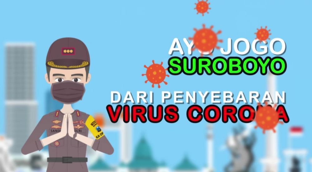 AYO JOGO SUROBOYO: Kombes Pol Sandi viralkan video Jangan Mudik. 