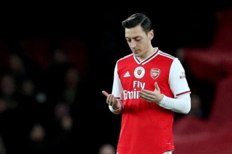 Pemain Arsenal Mesut Ozil. ANTARA/REUTERS/HANNAH MCKAY/FILE

