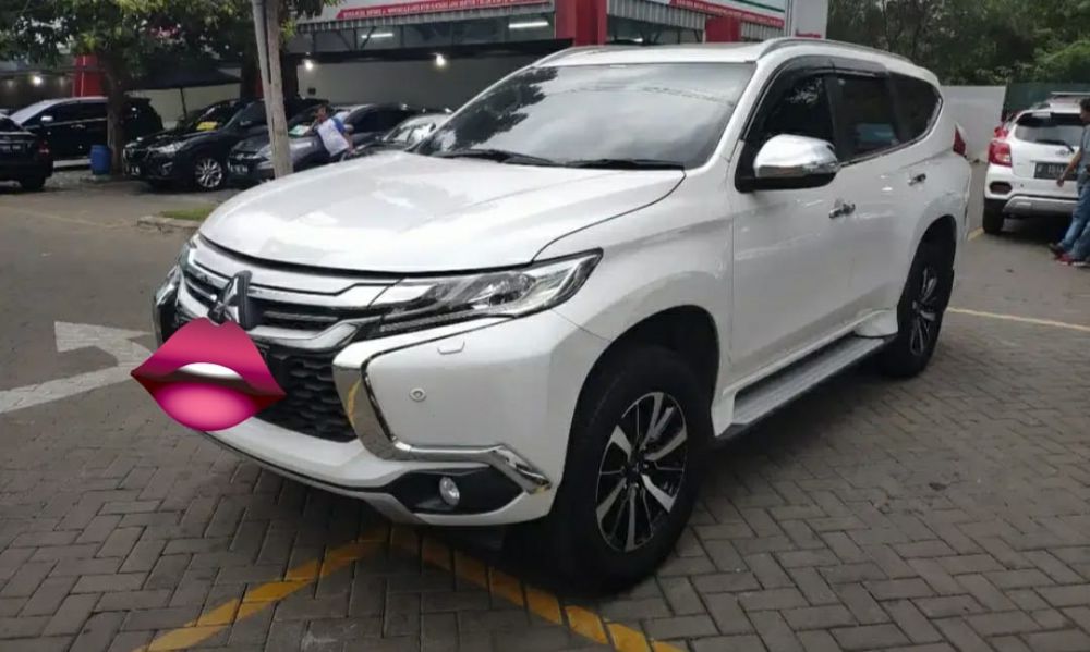 Mobil Pajero yang diamankan anggota Polrestabes Surabaya.