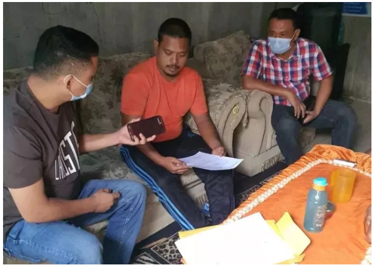 SM saat ditangkap anggota Bareskrim (FOTO IST)