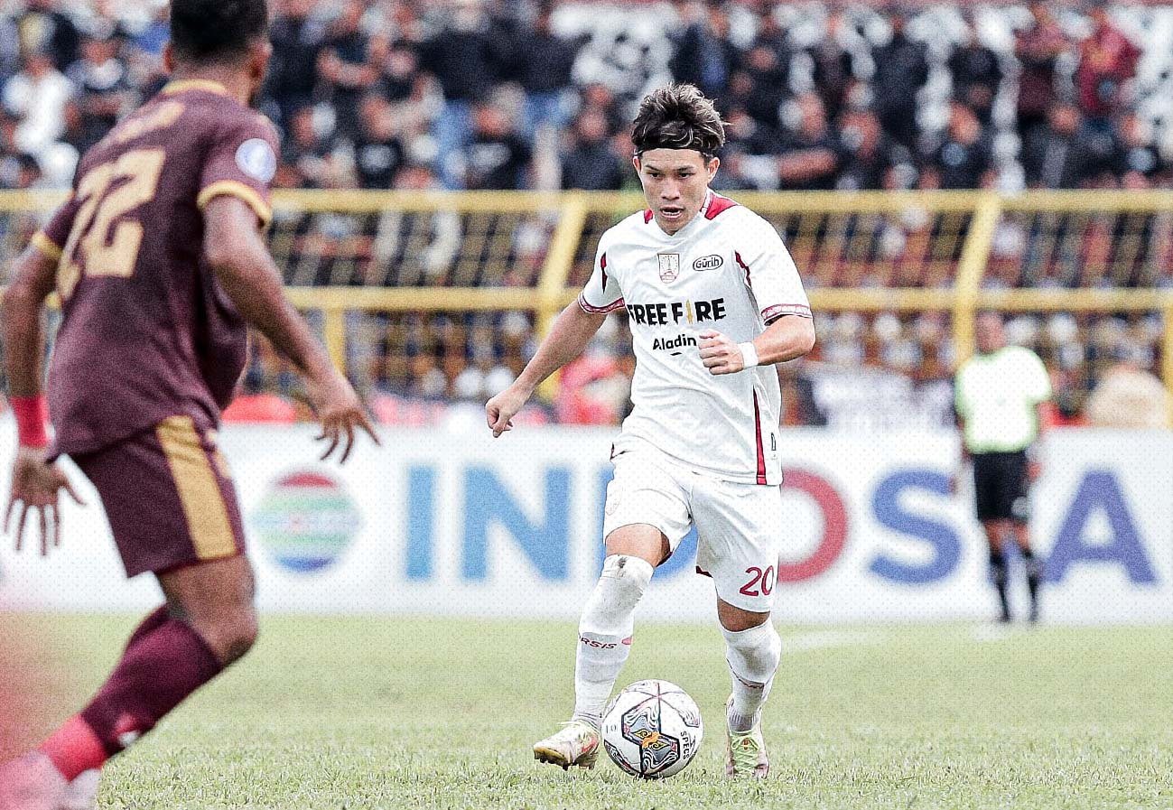 Ryo Matsumura menunjukkan aksinya kontra PSM Makassar. (Dok: Tim Media PERSIS)