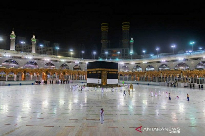 Suasana lengang, tawaf jelang Ibadah haji di tengah pandemi

