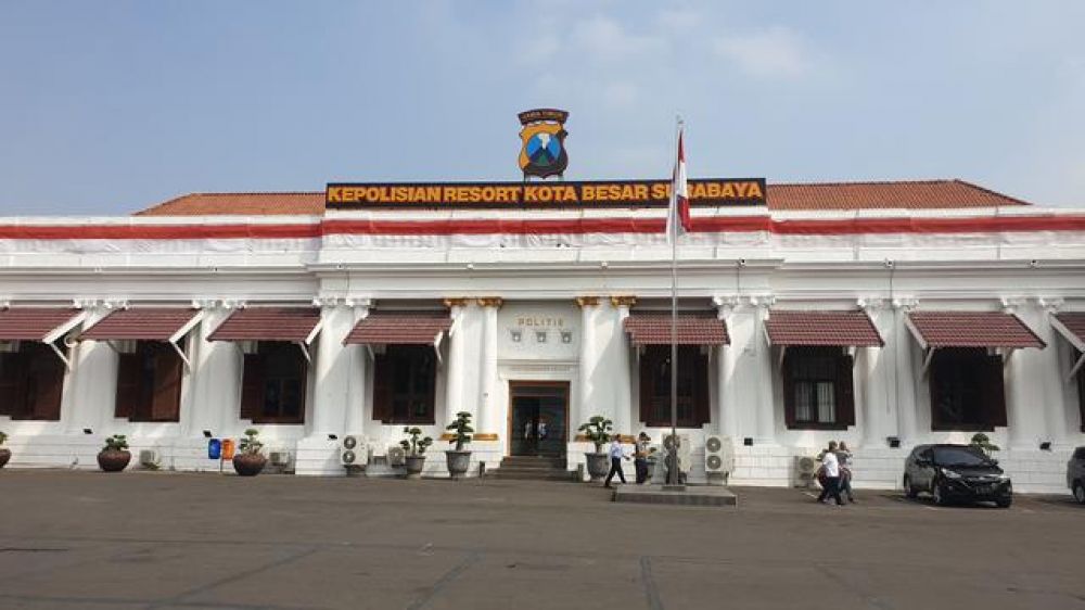 Markas Polrestabes Surabaya di Jl Sikatan Surabaya