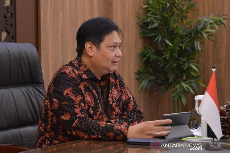 Menteri Koordinator (Menko) Bidang Perekonomian Airlangga Hartarto. ANTARA/HO-Kemenkeo Perekonomian/pri. (ANTARA/HO-Kemenkeo Prekonomian)

