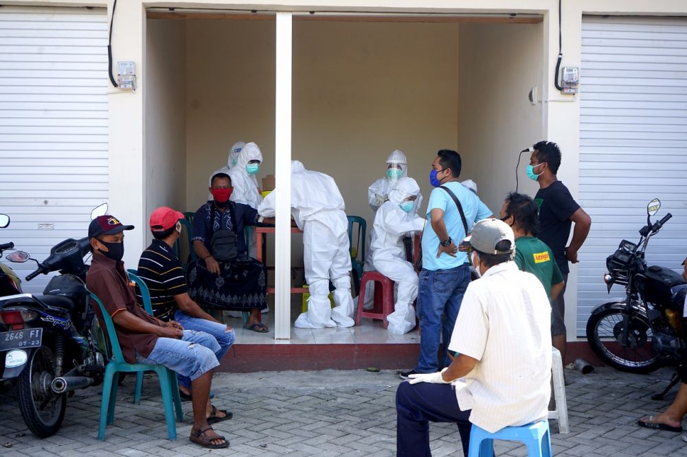 Rapit Test di Pasar Simo dan Pasar Simo Gunung (Foto: HMP/Anton)