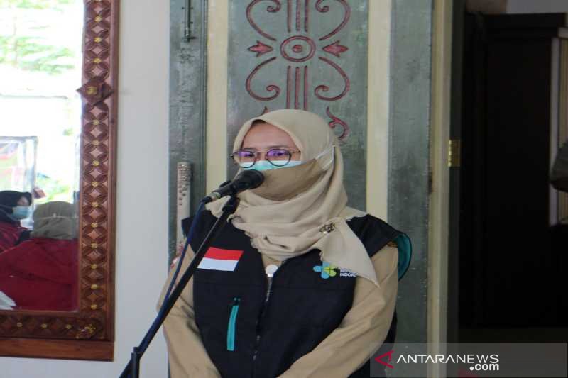Kepala Dinas Kesehatan Boyolali Ratri S Survivalina, saat memberikan keterangan, di Boyolali. (ANTARA/Bambang Dwi Marwoto)

