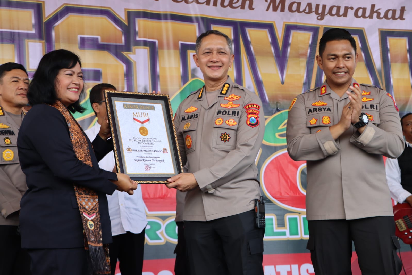 Polres Probolinggo Raih Penghargaan Rekor MURI