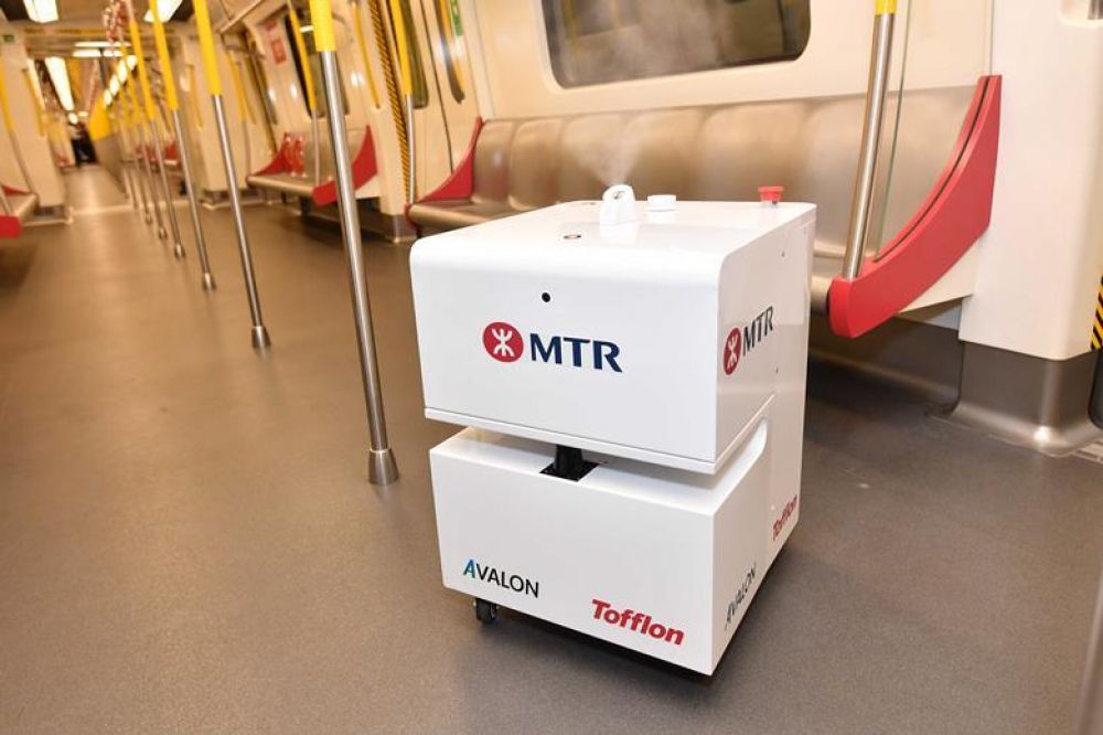 CANGGIH: Vapourised Hydrogen Peroxide (VHP) yang digunakan untuk membersihkan gerbong Kereta.