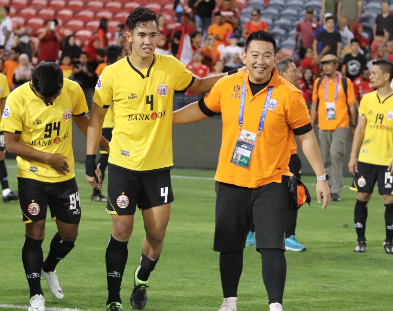 Ryuji Utomo (tengah) dipinjamkan ke Penang FC sampai Desember 2021. ist