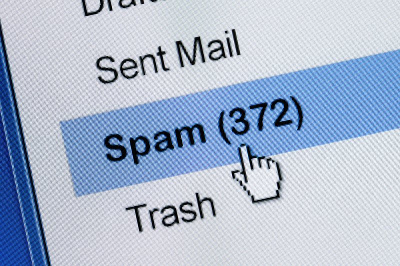 ilustrasi pesan spam (Shutterstock)
