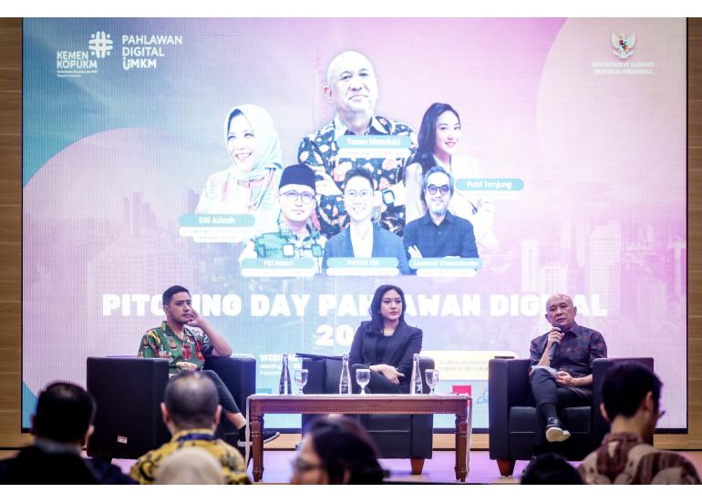 Kementerian Koperasi dan UKM (KemenKopUKM) menggelar Pitching Day Pahlawan Digital UMKM 2023 dalam menjaring startup anak muda yang kreatif dan inovatif, guna mendukung digitalisasi UMKM di Indonesia