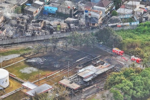 Investigasi untuk mengetahui penyebab kebakaran di depo Pertamina Plumpang Jakarta Utara dimulai.  