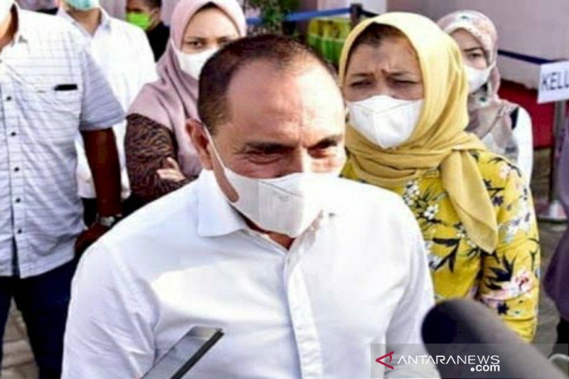 Gubernur Sumut Edy Rahmayadi. (ANTARA/Evalisa Siregar)