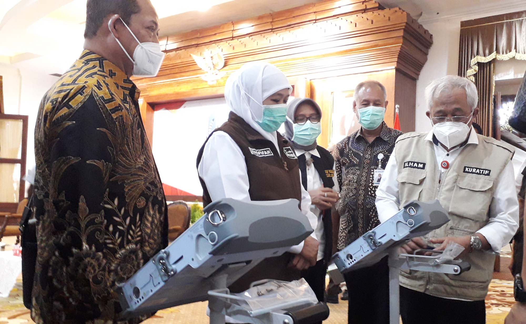 15 Rumah Sakit Rujukan Covid-19 Surabaya Dapat Bantuan Ventilator