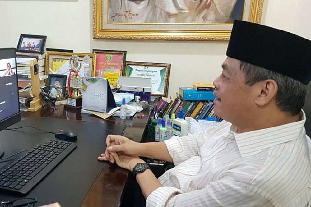 Ketua Umum Dewan Pimpinan Pusat Perkumpulan Gerakan Kebangsaan (PGK) Bursah Zarnubi (HO-Dok PGK)