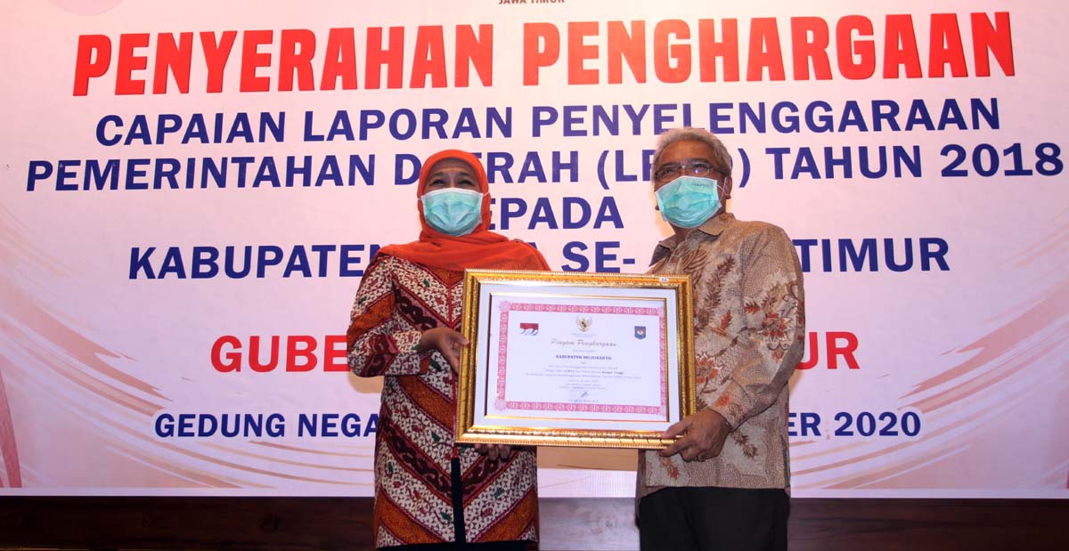 Sangat Baik, Capaian LPPD Kabupaten / Kota Se - Jawa Timur