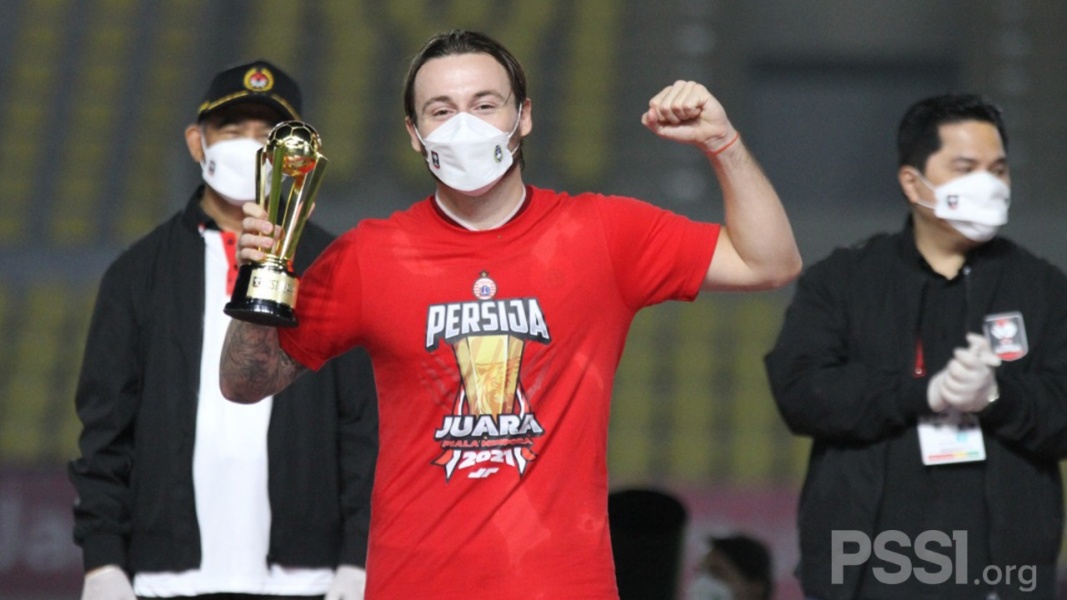 Gelandang Persija Marc Klok. Ist